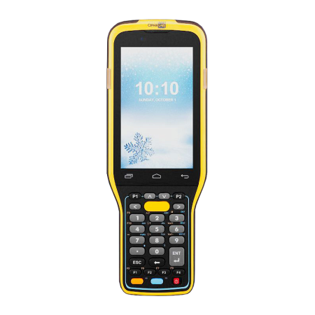 Терминал сбора данных CipherLAB RK95-X8-28K COLD PISTOL (Android 12, NFC, Bluetooth, Wi-Fi, двумерный дальнобойный считыватель - Zebra SE4850, GMS, в комплекте с пистолетной рукоятью, кабелем SNAP-ON и БП, без камеры)