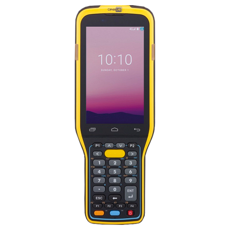 Терминал сбора данных CipherLAB RK95-X8-28K PISTOL (Android 12, NFC, Bluetooth, Wi-Fi, двумерный счит-тель дальнего действия - Zebra SE4850, GMS в комплекте с пистолетной рукоятью, без камеры, БЕЗ SNAP-ON)