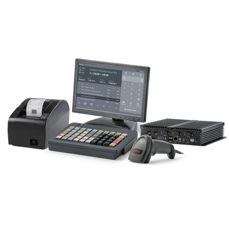 POS-система АТОЛ Mark Pro (АТОЛ 20Ф без ФН, NFD50+Win10, Frontol 6, LM10, KB-50 без ридера, Сканер АТОЛ Impulse12)