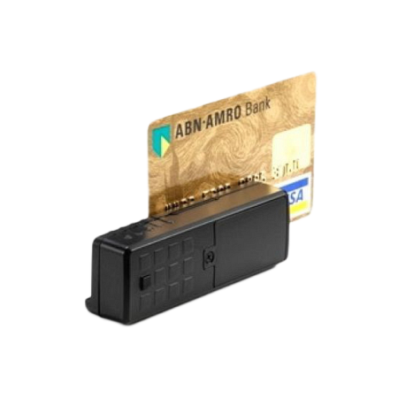 Считыватель магнитных карт CipherLAB MINI400U с памятью, USB, черный