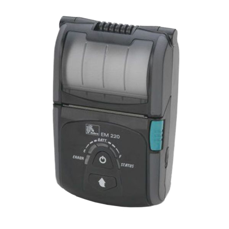 Мобильный принтер Zebra EM-220 (USB, Bluetooth, ридер магнитных карт)	